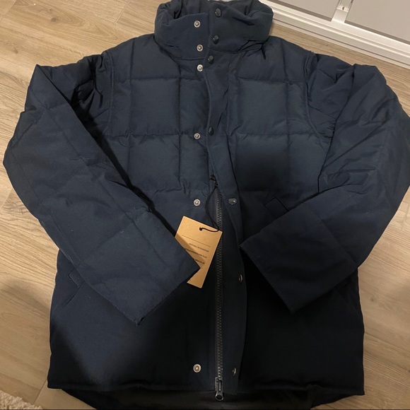 J. Crew | Jackets & Coats | J Crew Nordic Quilted Puffer Jacket Navy ...